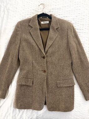Vintage Marella Herringbone Blazer